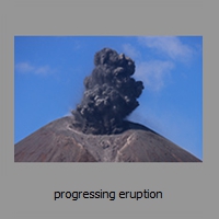 progressing eruption